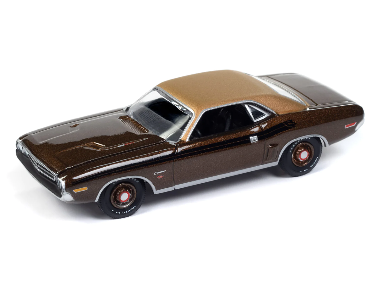 Dodge Challenger R/T 1971 Mecum 1:64 Autoworld Premium - 19 anos