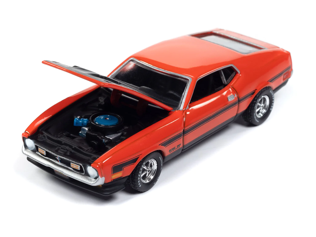 Ford Mustang Boss 351 1971 Mecum 1:64 Autoworld Premium - 20 anos