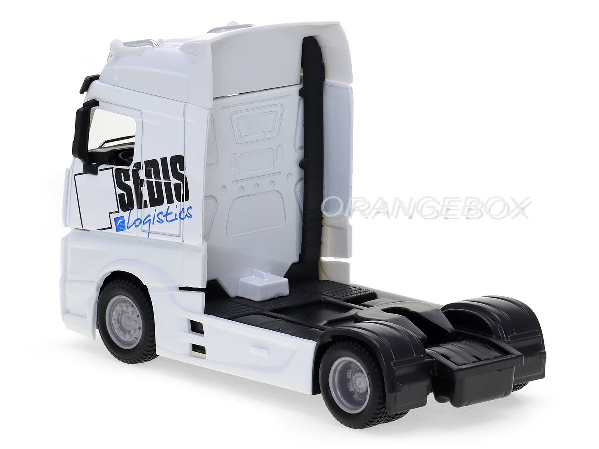 Mercedes Benz Actros + Empilhadeira 1:43 Bburago - 20 anos! Loja