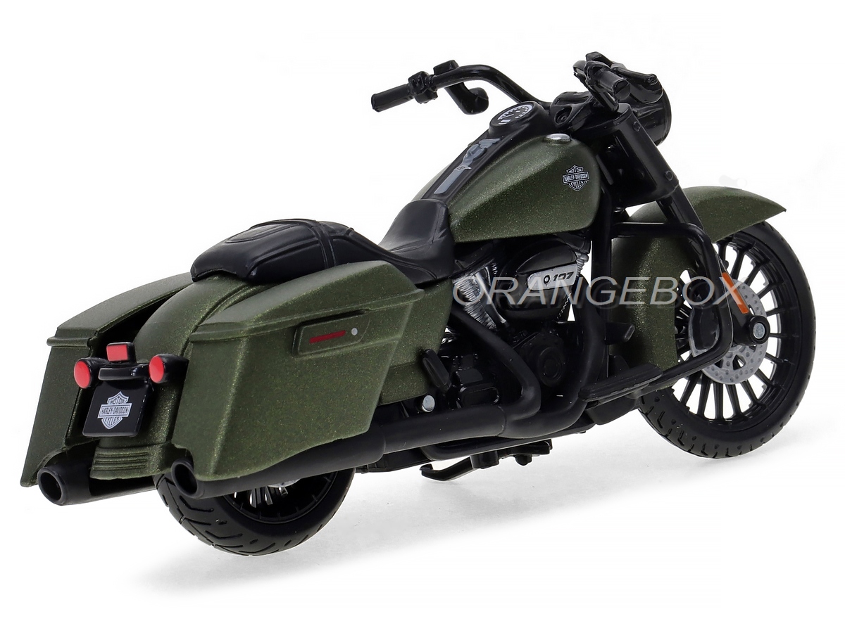 Modellino Maisto 1:18 &ndash; Harley-Davidson Road King Special 2022 Verde &ndash; Edizione Limitata