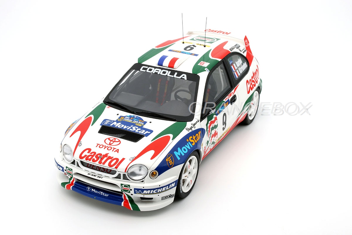 Toyota Corolla Rally WRC 1998 1:18 OttOmobile - 20 anos! Loja on