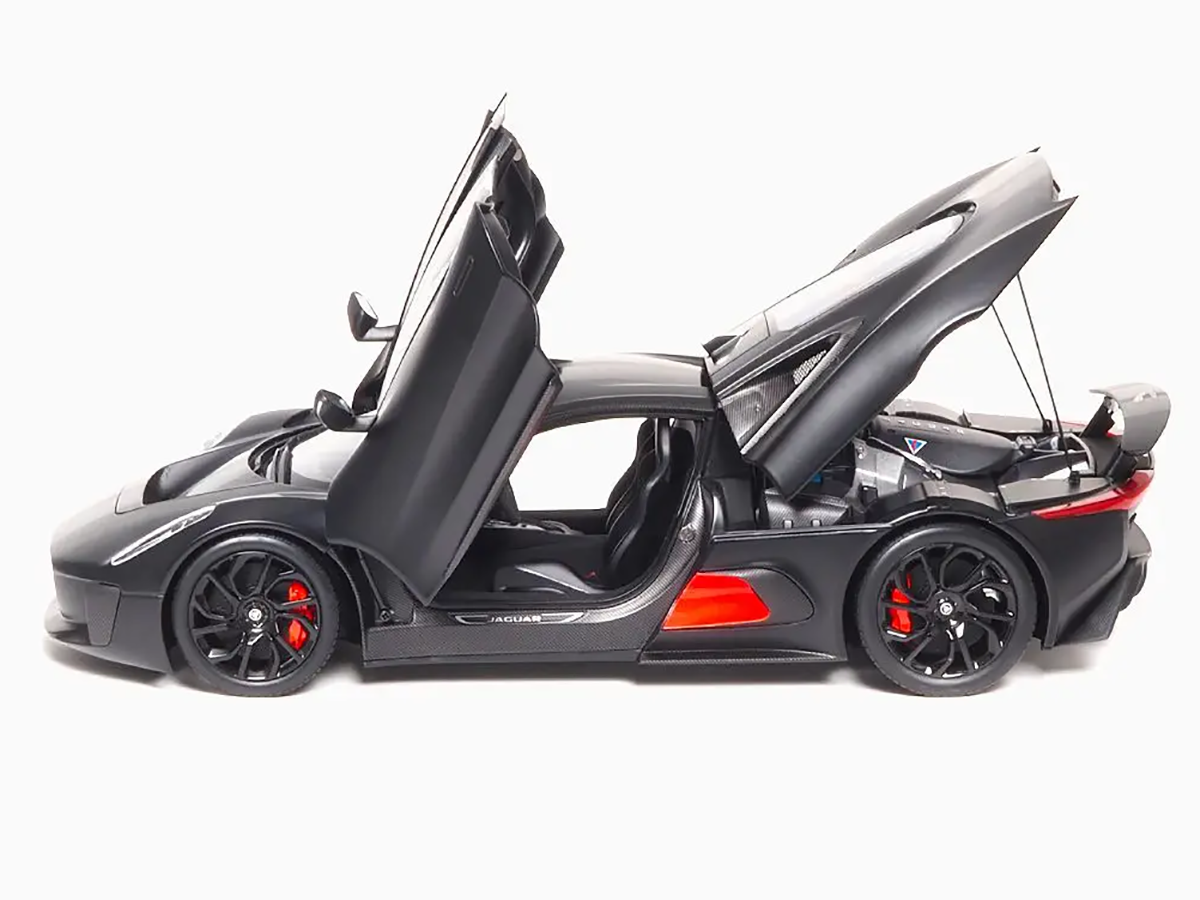 PRÉ-VENDA *** Jaguar C-X75 2013 1:18 Almost Real Preto - 19 anos