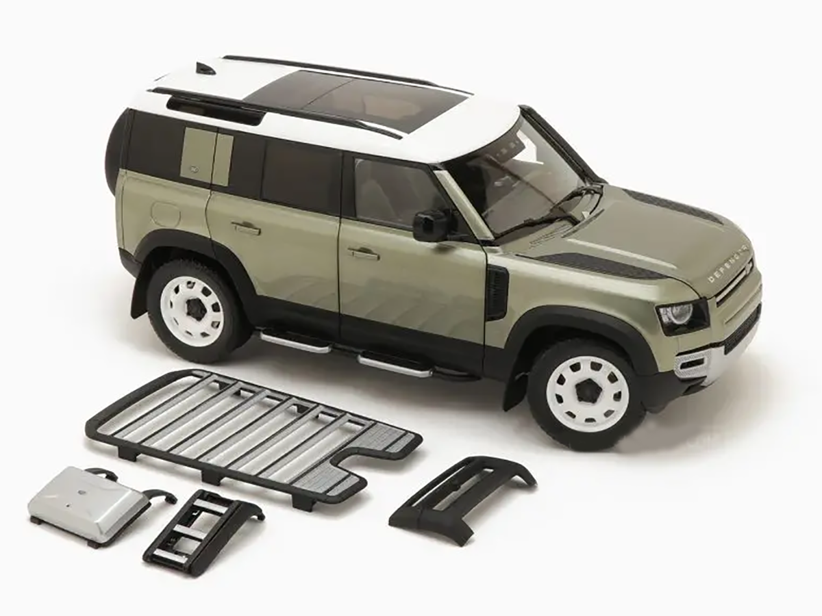 Land Rover Defender 110 2020 1:18 Almost Real Verde - 20 anos