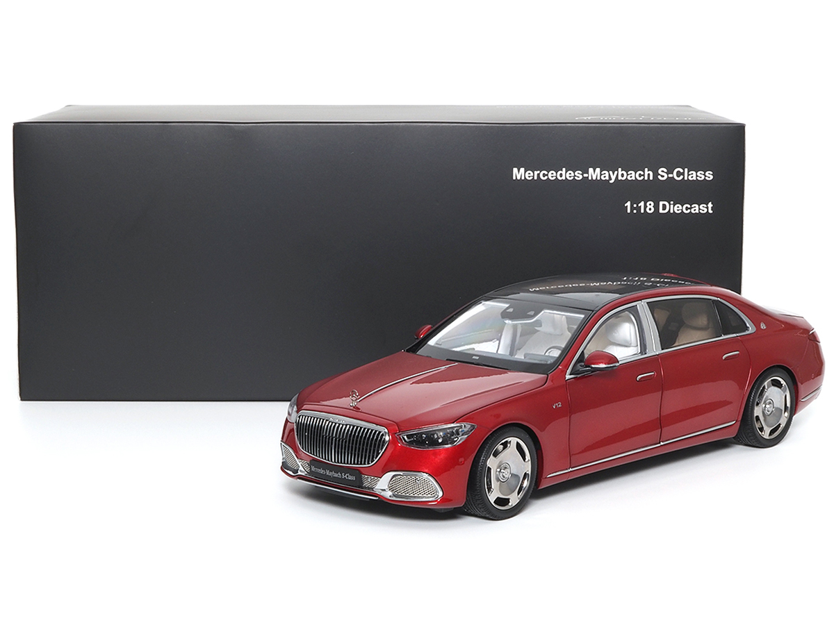 Mercedes Benz Maybach S-Class 2021 1:18 Almost Real Vermelho - 20
