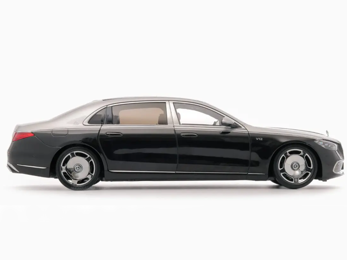 Mercedes-Benz S-Klasse 1/18 黒 1/18 Motorhelix Mercedes-Benz S-Class S600L W221 (Black) Diecast