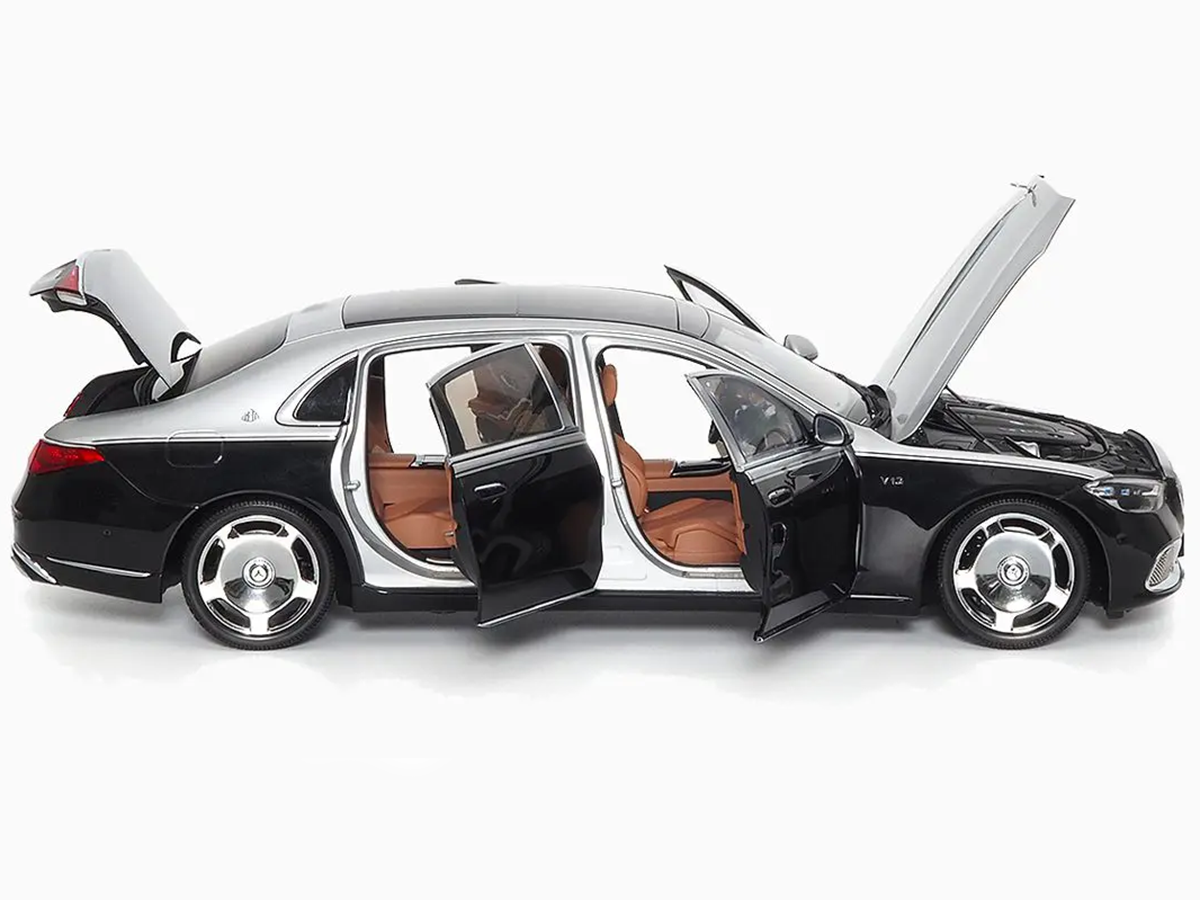 Mercedes Benz Maybach S-Class 2021 1:18 Almost Real Preto - 20