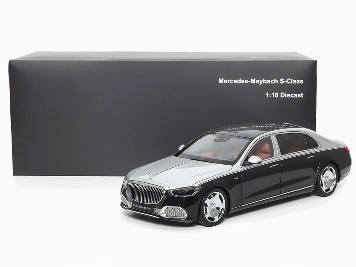 Mercedes Benz Maybach S-Class 2021 1:18 Almost Real Preto - 19