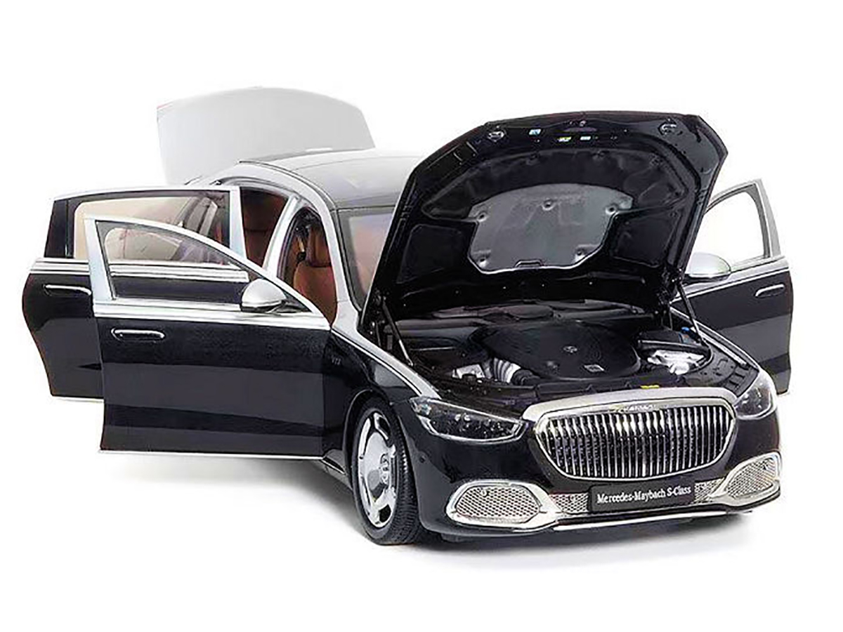 Mercedes Benz Maybach S-Class 2021 1:18 Almost Real Preto - 19