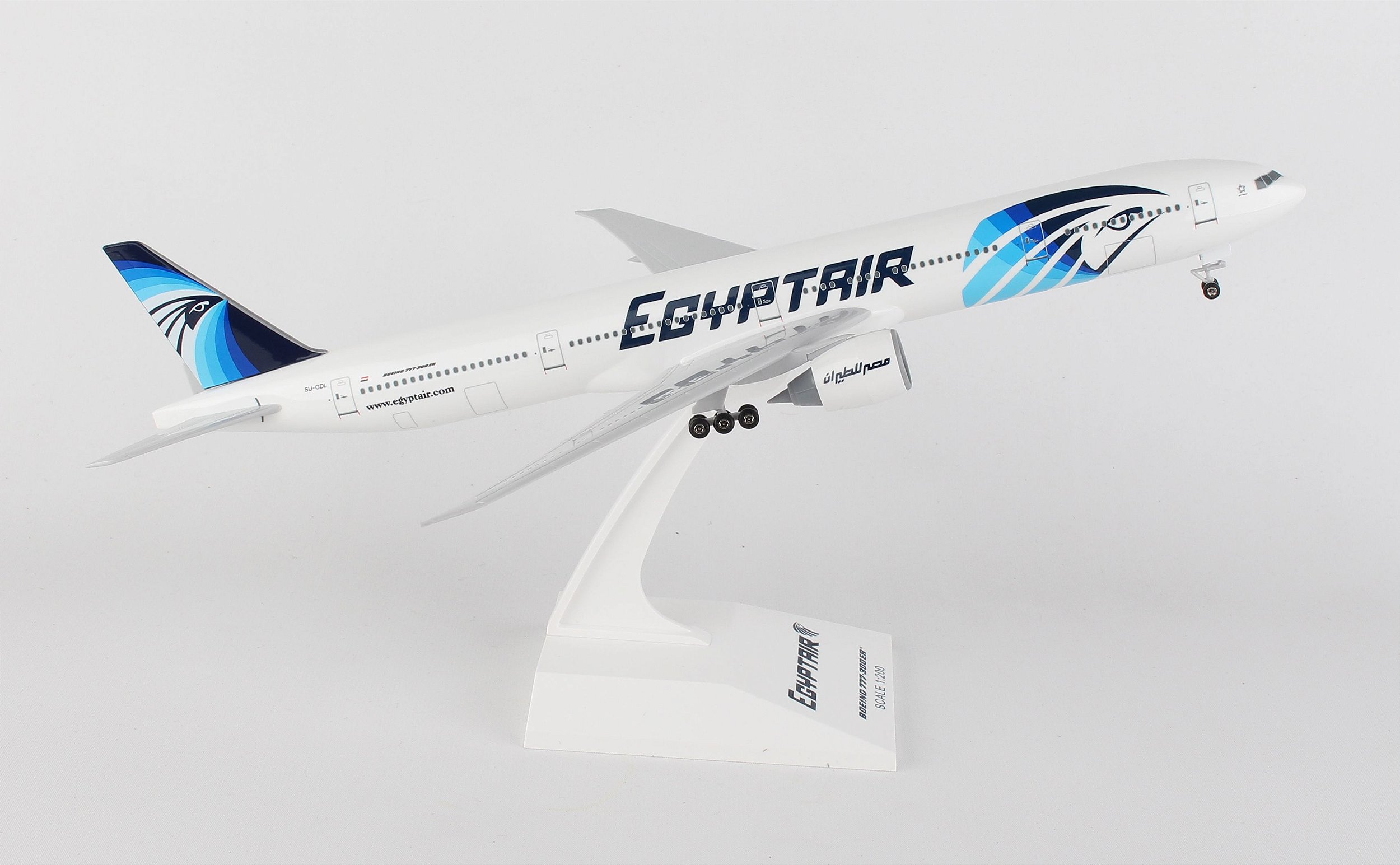 航空機・ヘリコプター EGYPTAIR Boeing 777-300ER 1/200 Avião Egypt Air B777-300 1:200 Skymarks - 19 anos! Loja on