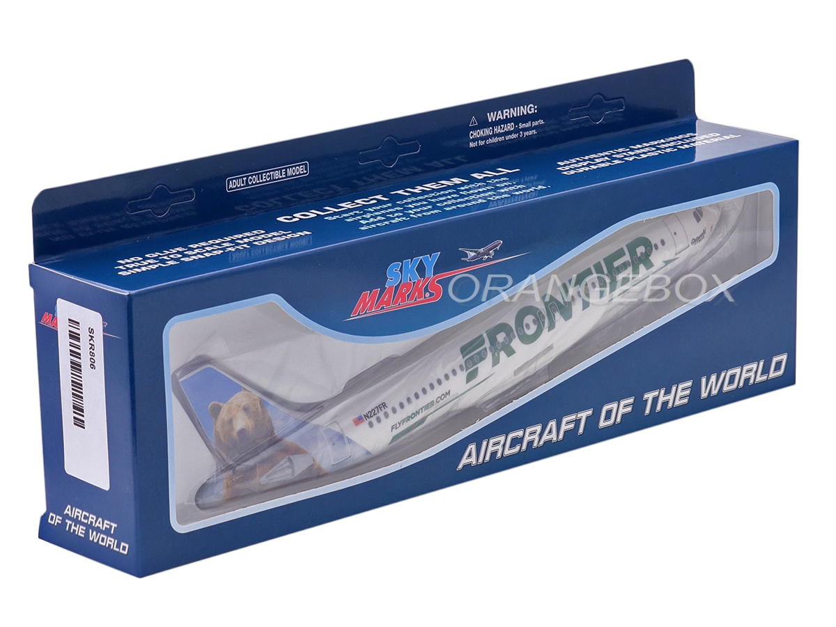 Avião Frontier A320 W/Sharklets Grizwald The Bear 1:150 Skymarks
