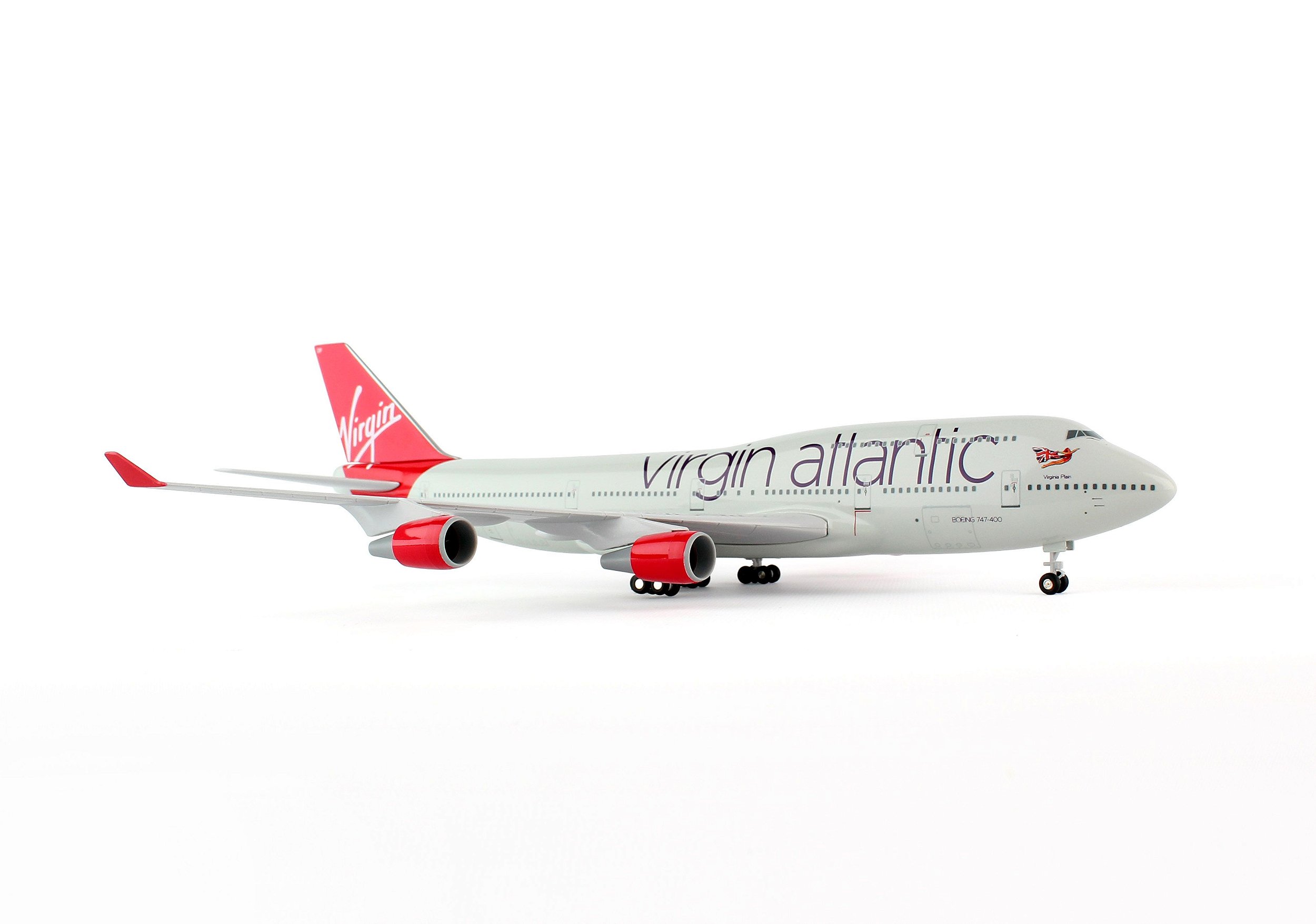 Avião Virgin B747-400 1:200 Skymarks - 20 anos! Loja on-line de