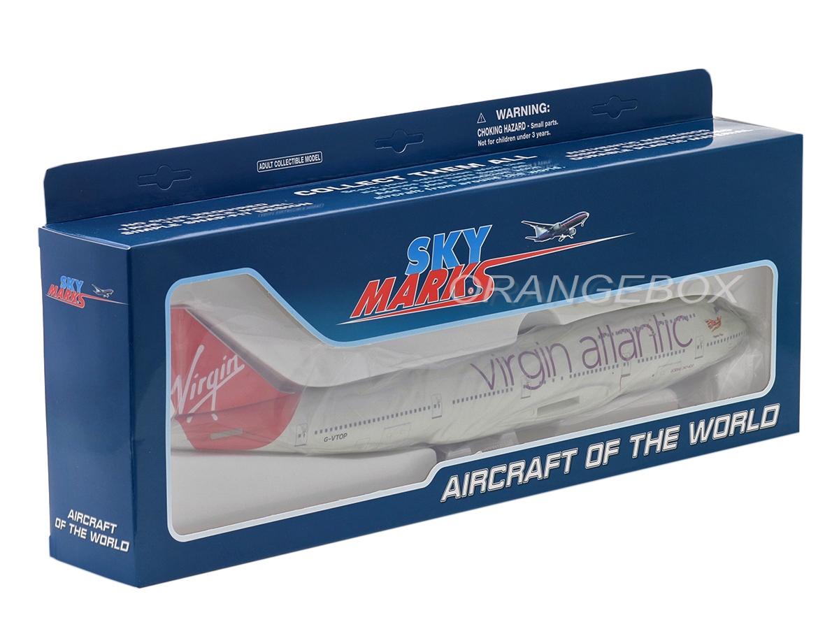 Avião Virgin B747-400 1:200 Skymarks - 19 anos! Loja on-line de