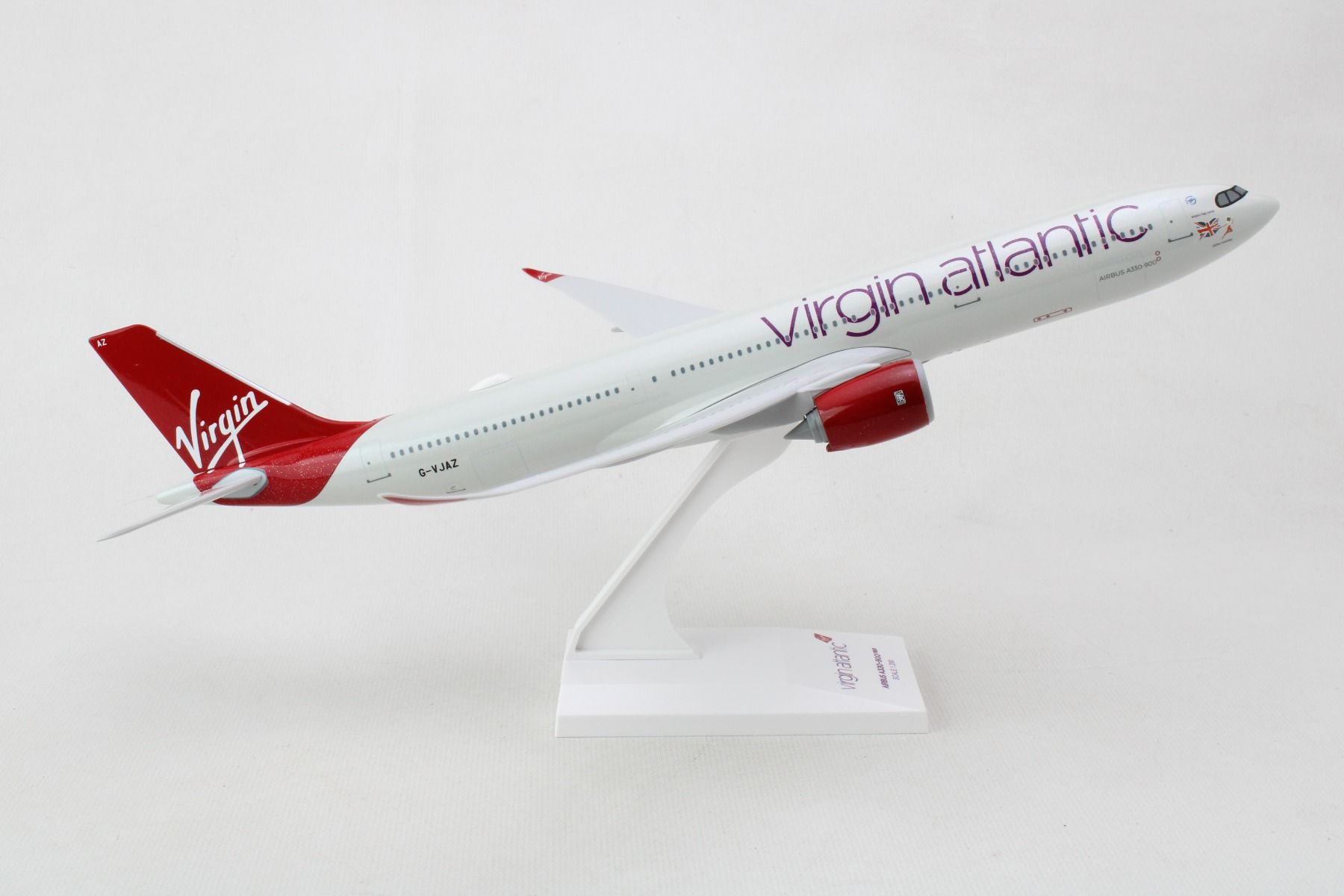 Avião Virgin A330-900neo 1:200 Skymarks - 20 anos! Loja on-line de