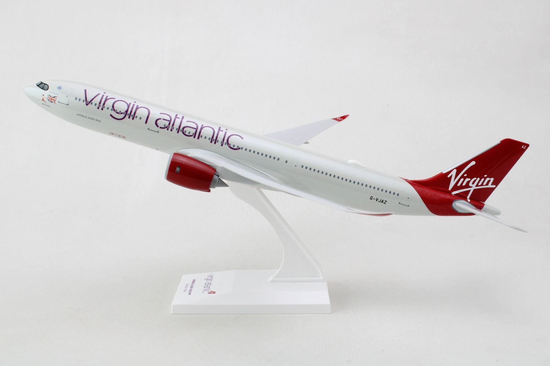 Avião Virgin A330-900neo 1:200 Skymarks - 20 anos! Loja on-line de