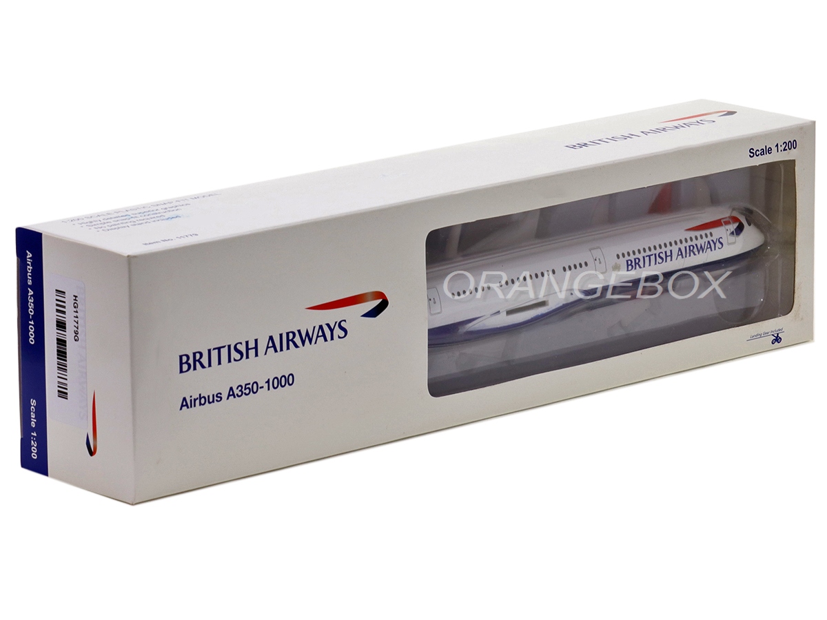 Avião Airbus A350-1000 British Airways 1:200 Hogan - 19 anos! Loja