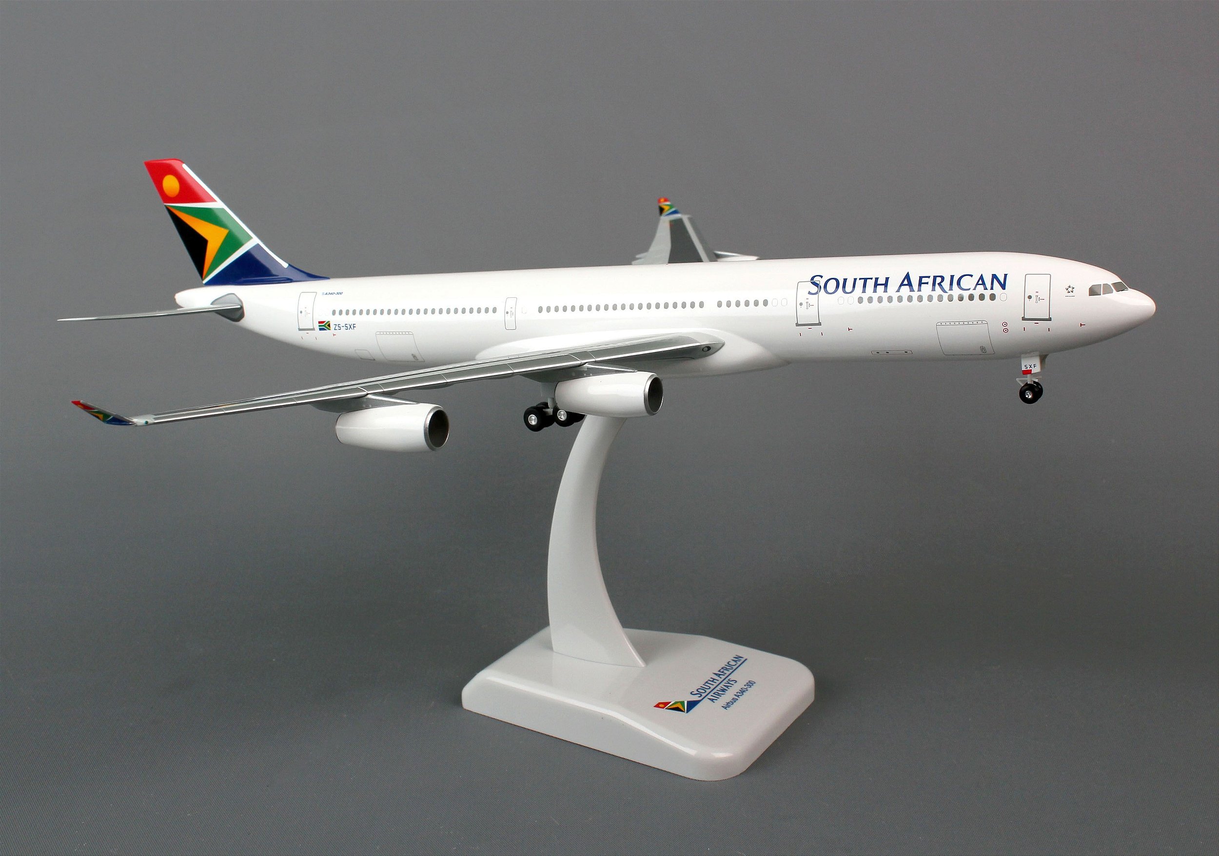 Avião Airbus A340-300 South African 1:200 Hogan - 20 anos! Loja on