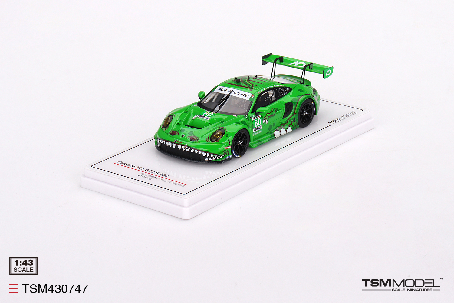 Porsche 911 GT3 R AO Racing 2023 IMSA 12 Horas Sebring 1:43 TSM