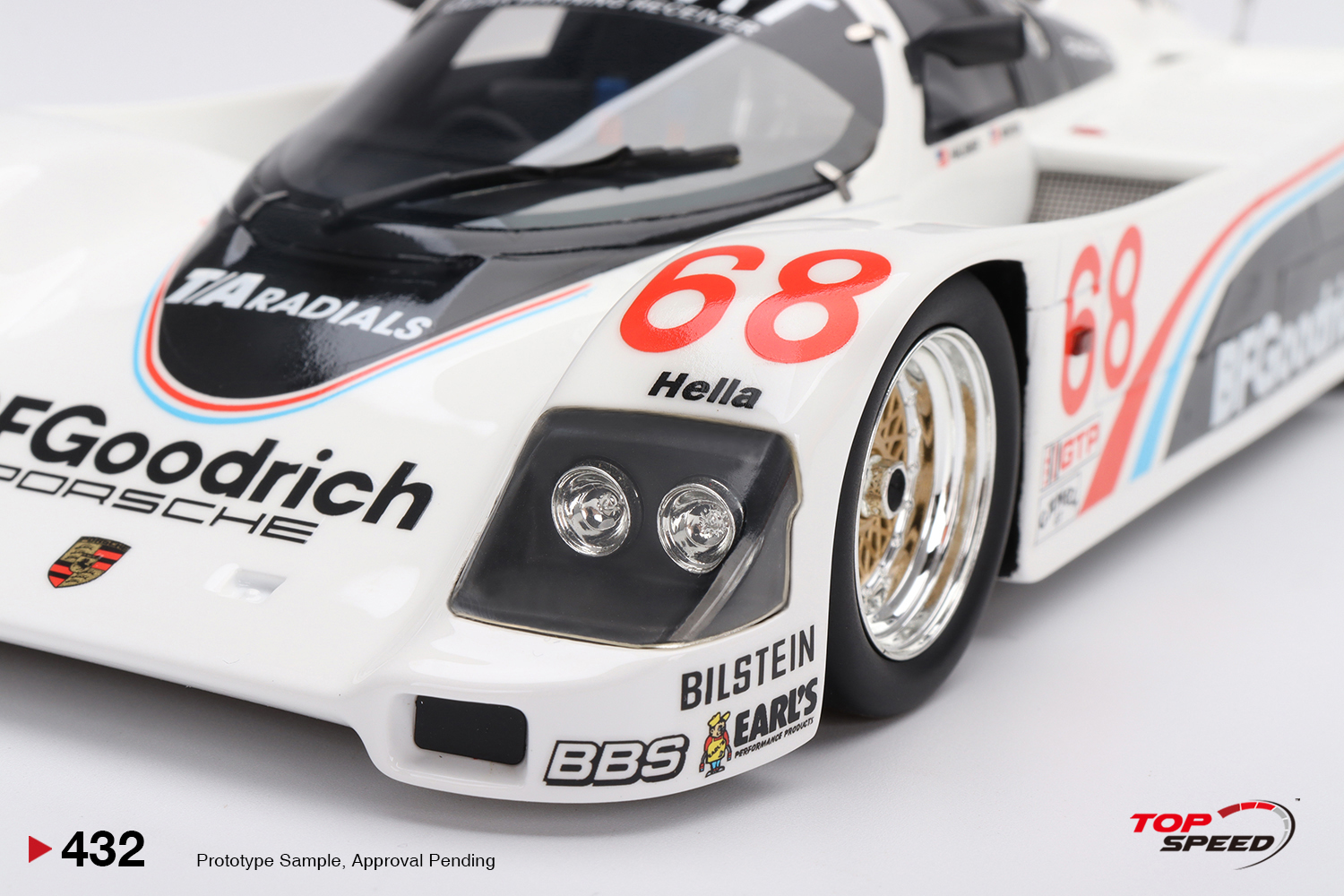 Porsche 962 BF Goodrich 1986 IMSA Road America 500 Miles 1:18