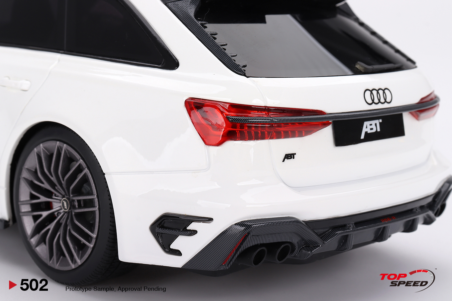 Audi ABT RS6-R 1:18 TopSpeed Branco - 19 anos! Loja on-line de