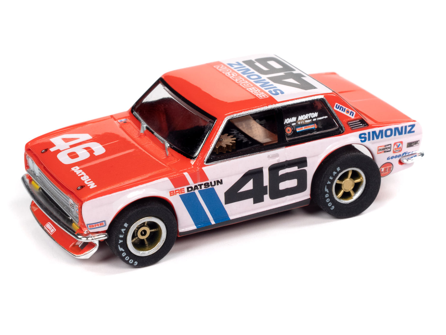 Conjunto Autorama Elétrico Slot Car BRE Datsun Race Set HO