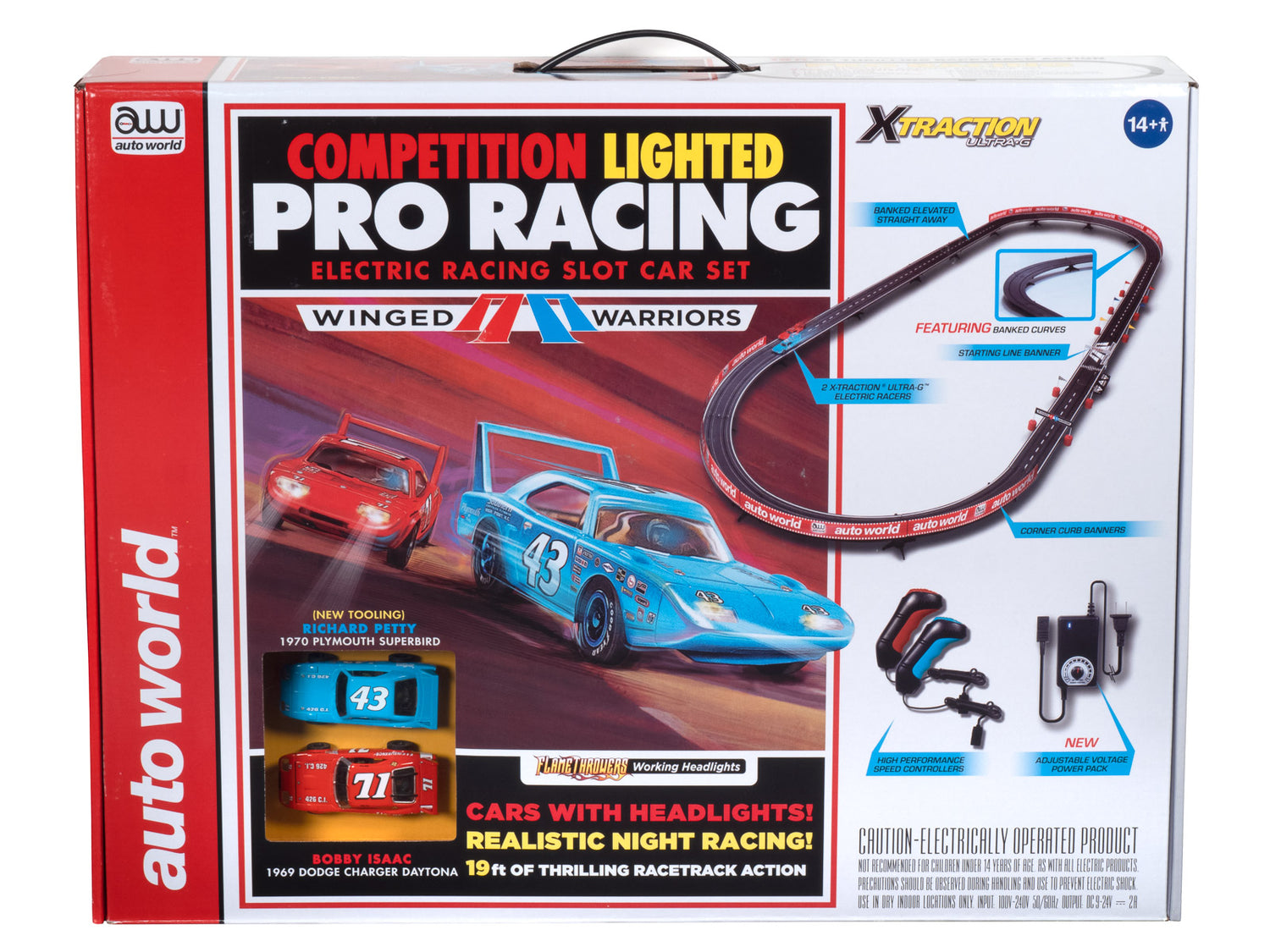 Conjunto Autorama Elétrico Slot Car PRO RACING Autoworld - 20 anos