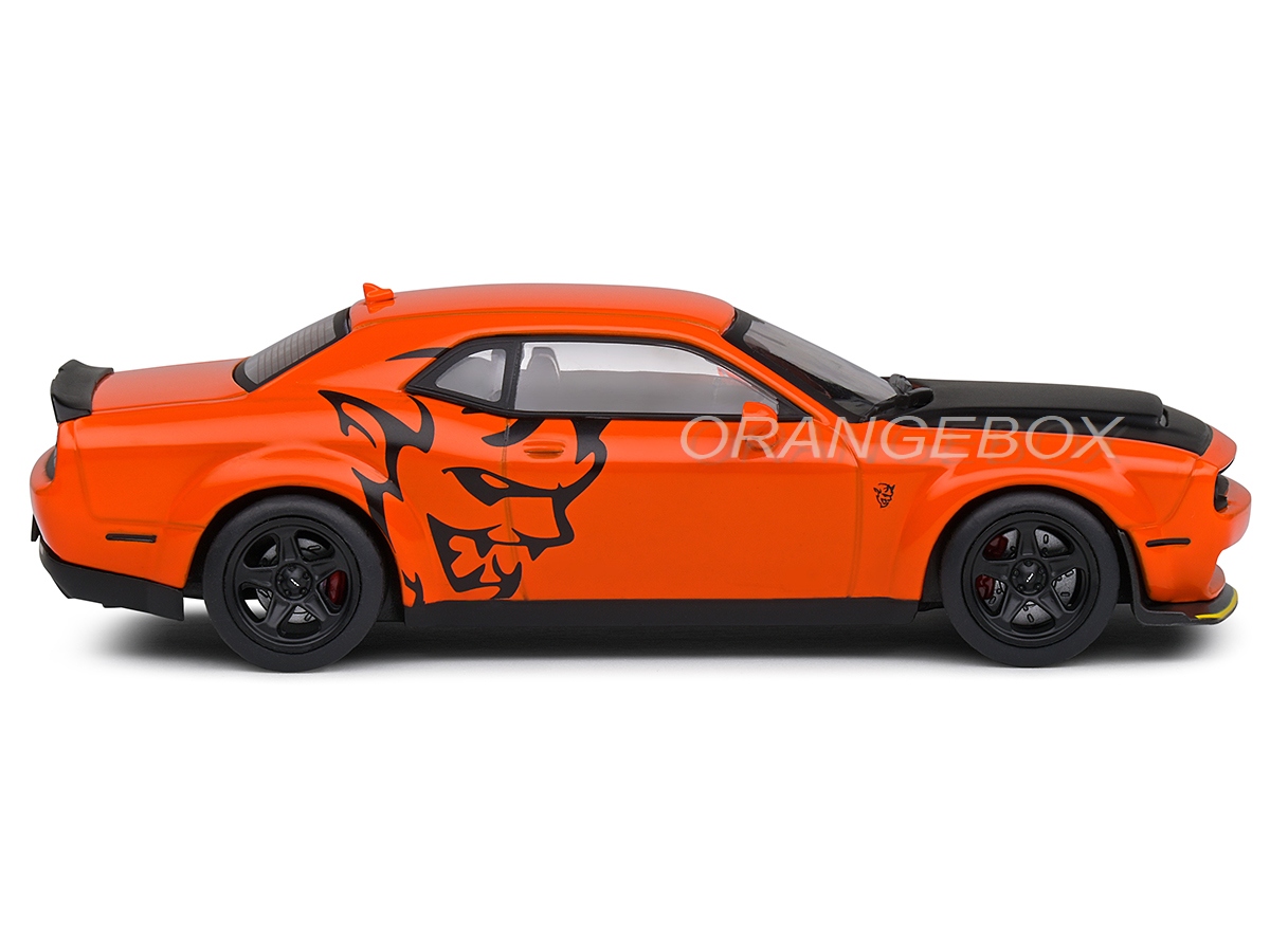 Dodge Challenger SRT Demon 2018 1:43 Solido Laranja - 20 anos