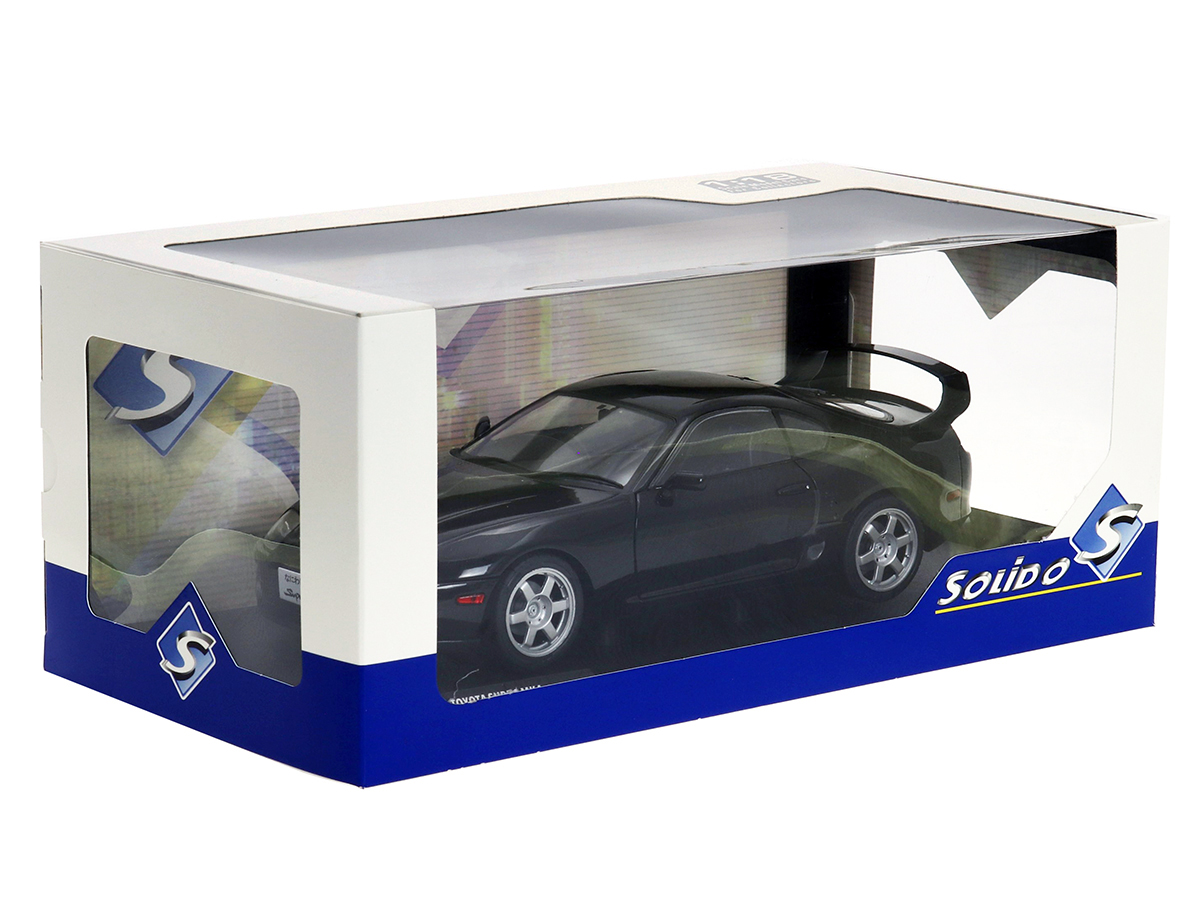 Toyota Supra MK4 (A80) 1993 1:18 Solido Preto - 20 anos! Loja on