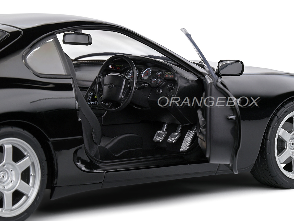 Toyota Supra MK4 (A80) 1993 1:18 Solido Preto - 20 anos! Loja on