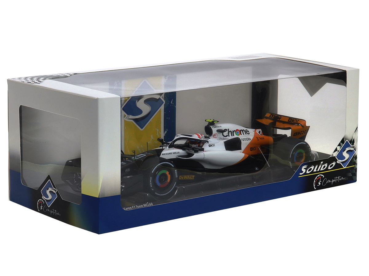 Fórmula 1 McLaren MCL60 Gp Monaco 2023 Lando Norris 1:18 Solido