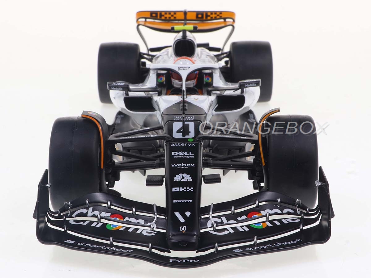 Fórmula 1 McLaren MCL60 Gp Monaco 2023 Lando Norris 1:18 Solido