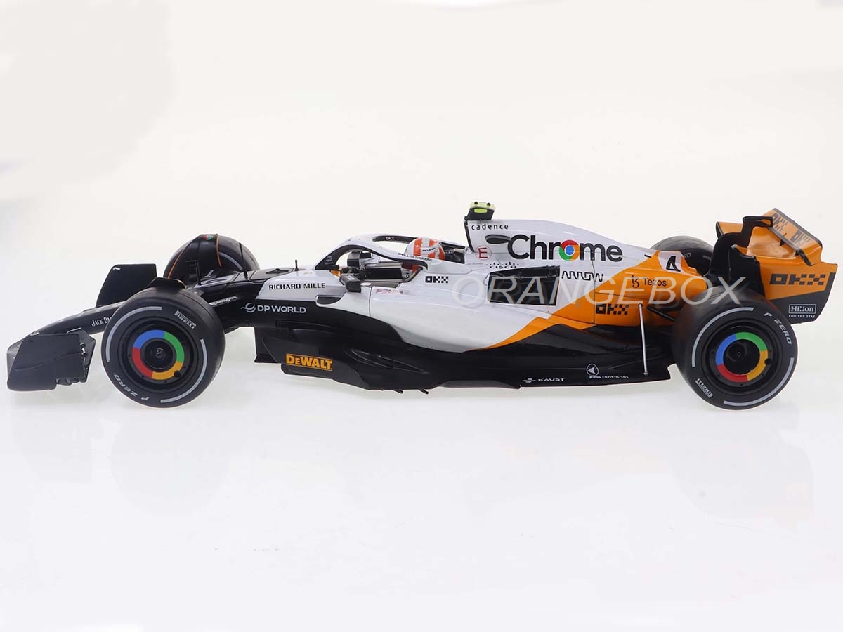Fórmula 1 McLaren MCL60 Gp Monaco 2023 Lando Norris 1:18 Solido