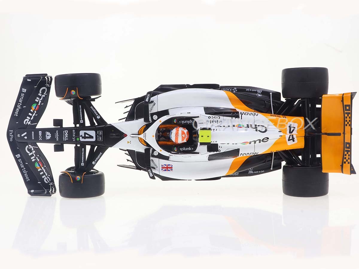 Fórmula 1 McLaren MCL60 Gp Monaco 2023 Lando Norris 1:18 Solido