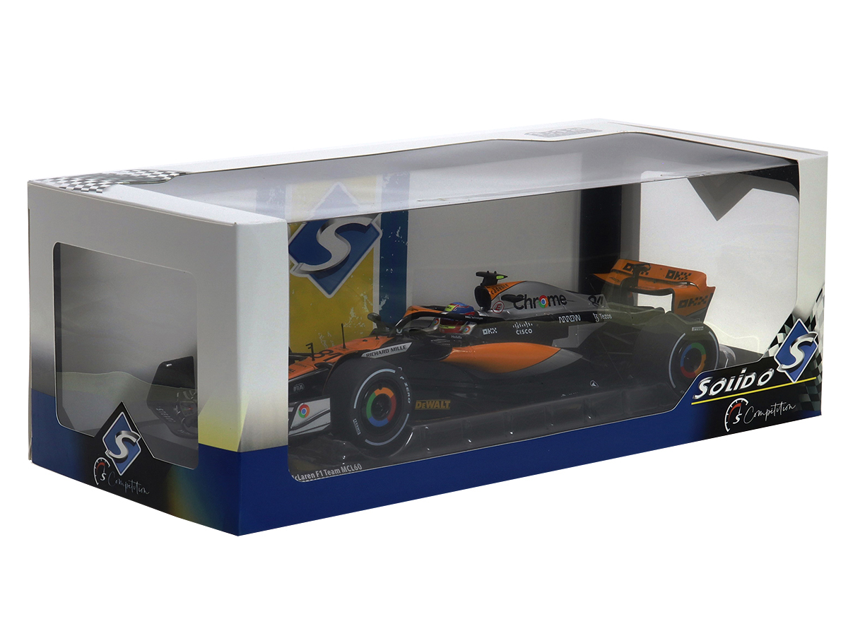 Fórmula 1 McLaren MCL60 Gp Britânico 2023 Oscar Piastri 1:18