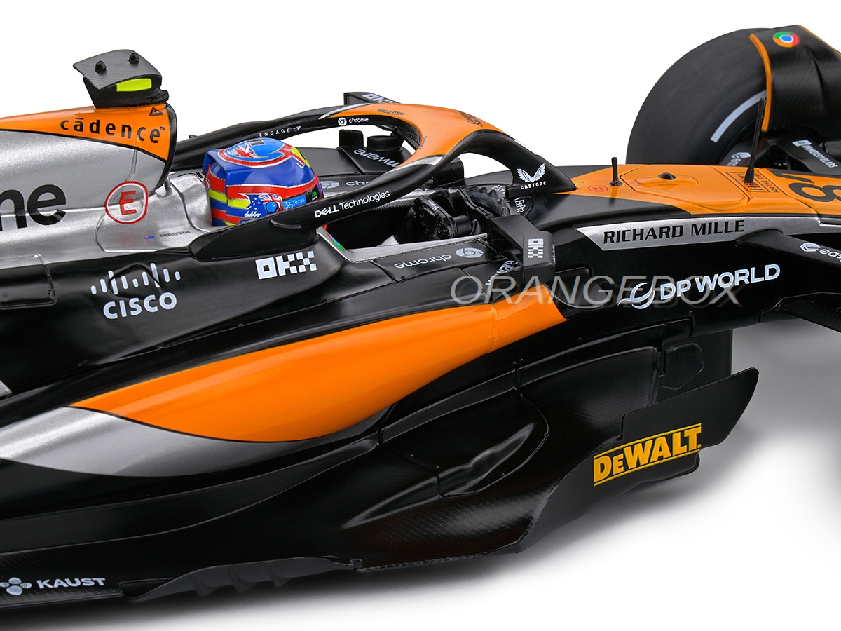 Fórmula 1 McLaren MCL60 Gp Britânico 2023 Oscar Piastri 1:18