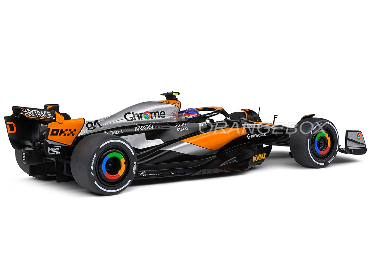 Fórmula 1 McLaren MCL60 Gp Britânico 2023 Oscar Piastri 1:18