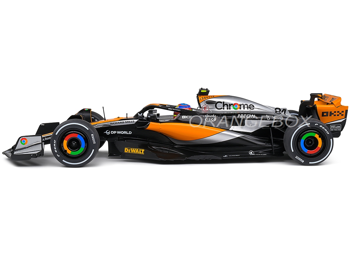 Fórmula 1 McLaren MCL60 Gp Britânico 2023 Oscar Piastri 1:18