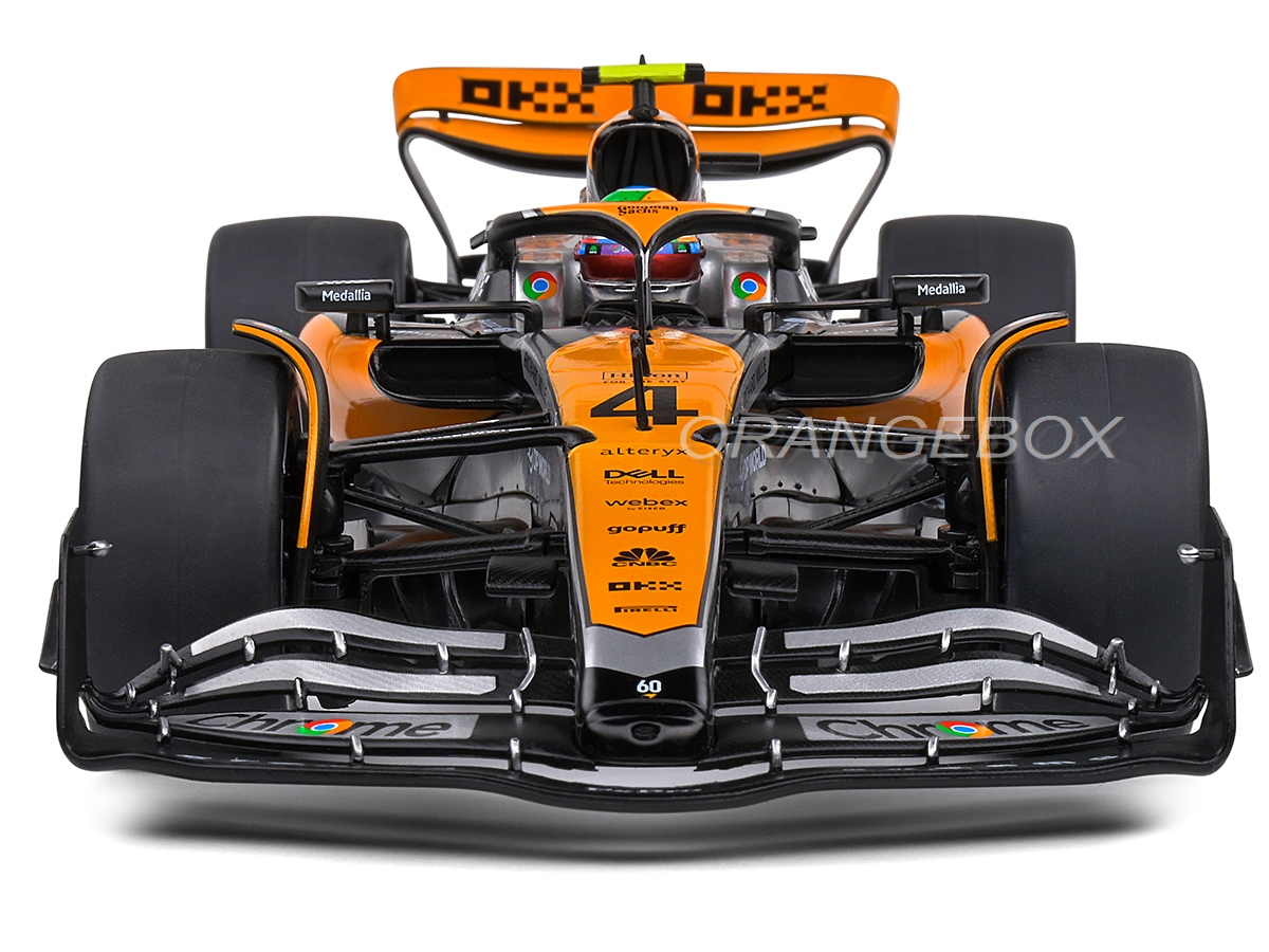 Fórmula 1 McLaren MCL60 Gp Britânico 2023 Lando Norris 1:18