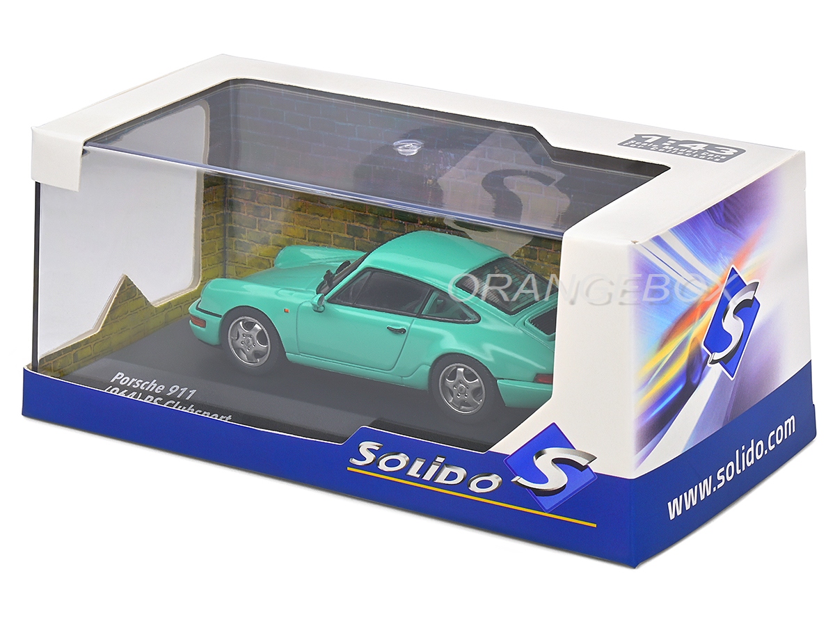 Porsche 964 RS Clubsport 1994 1:43 Solido Verde - 20 anos! Loja on