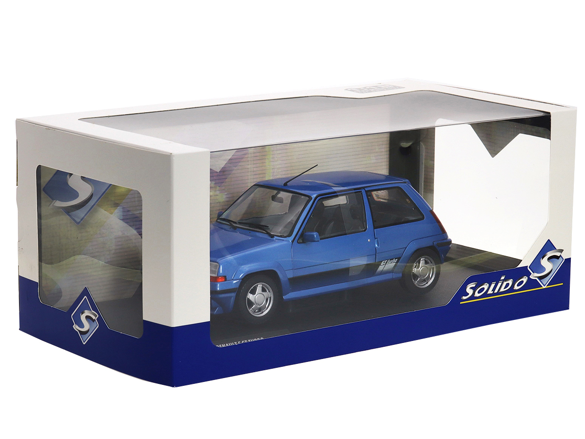 Renault 5 GT TURBO MK2 Bleu 1989 1/18 solido S1810003 - Collection