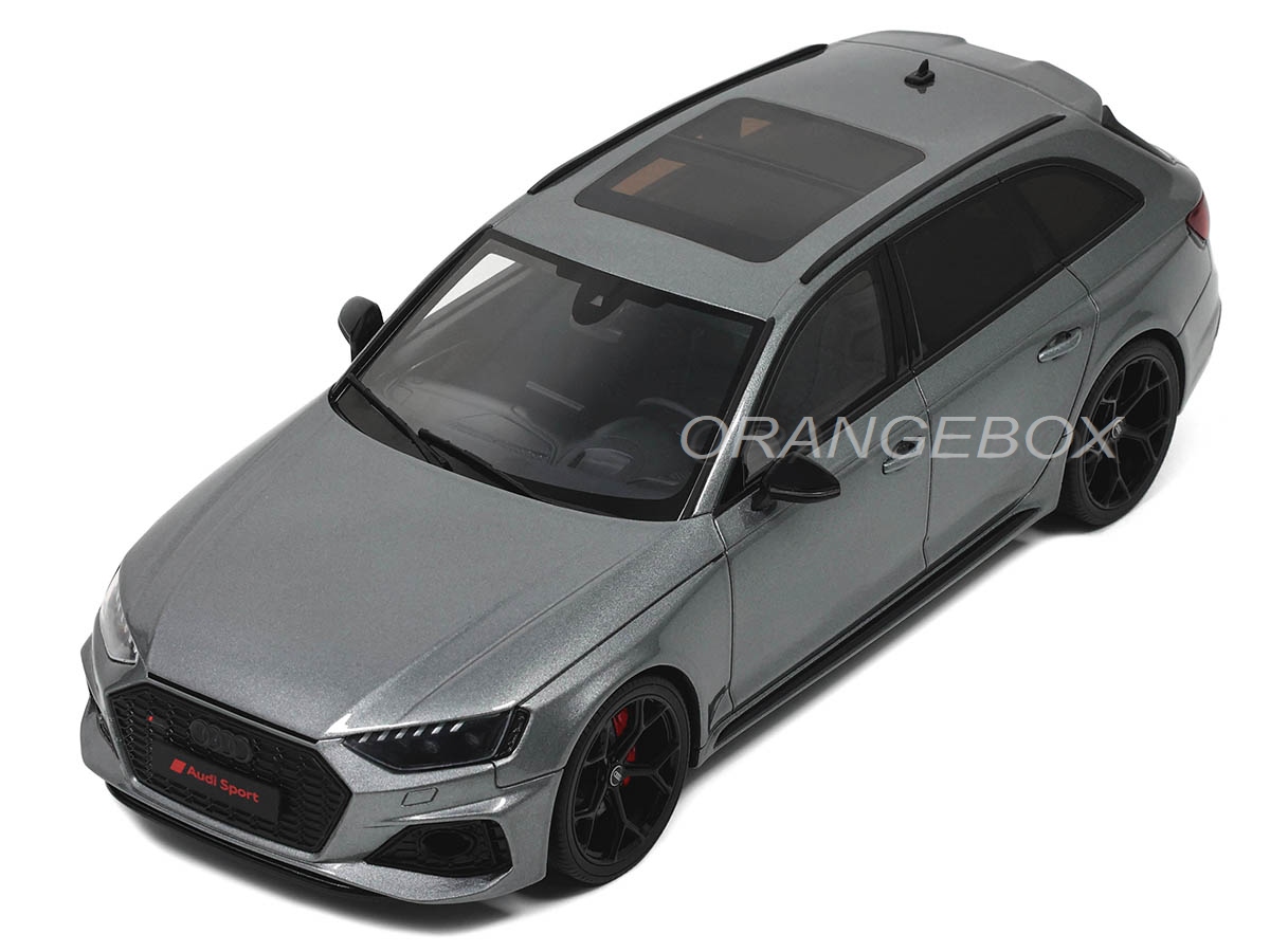 Audi RS4 ミニカー 1/43 限定生産 ブラック Audi RS4 Avant Competition 2023 1:18 GT Spirit Cinza - 20 anos