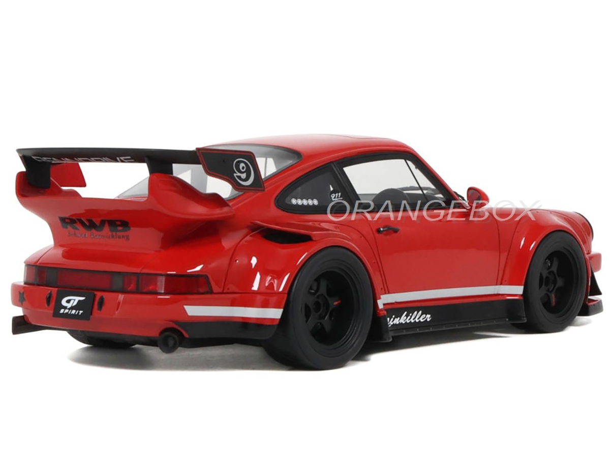 Porsche 911 RWB Painkiller 2023 1:18 GT Spirit Vermelho - 20 anos