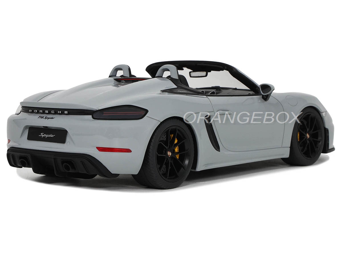 Porsche 718 Spyder 2019 1:18 GT Spirit Cinza - 20 anos! Loja on