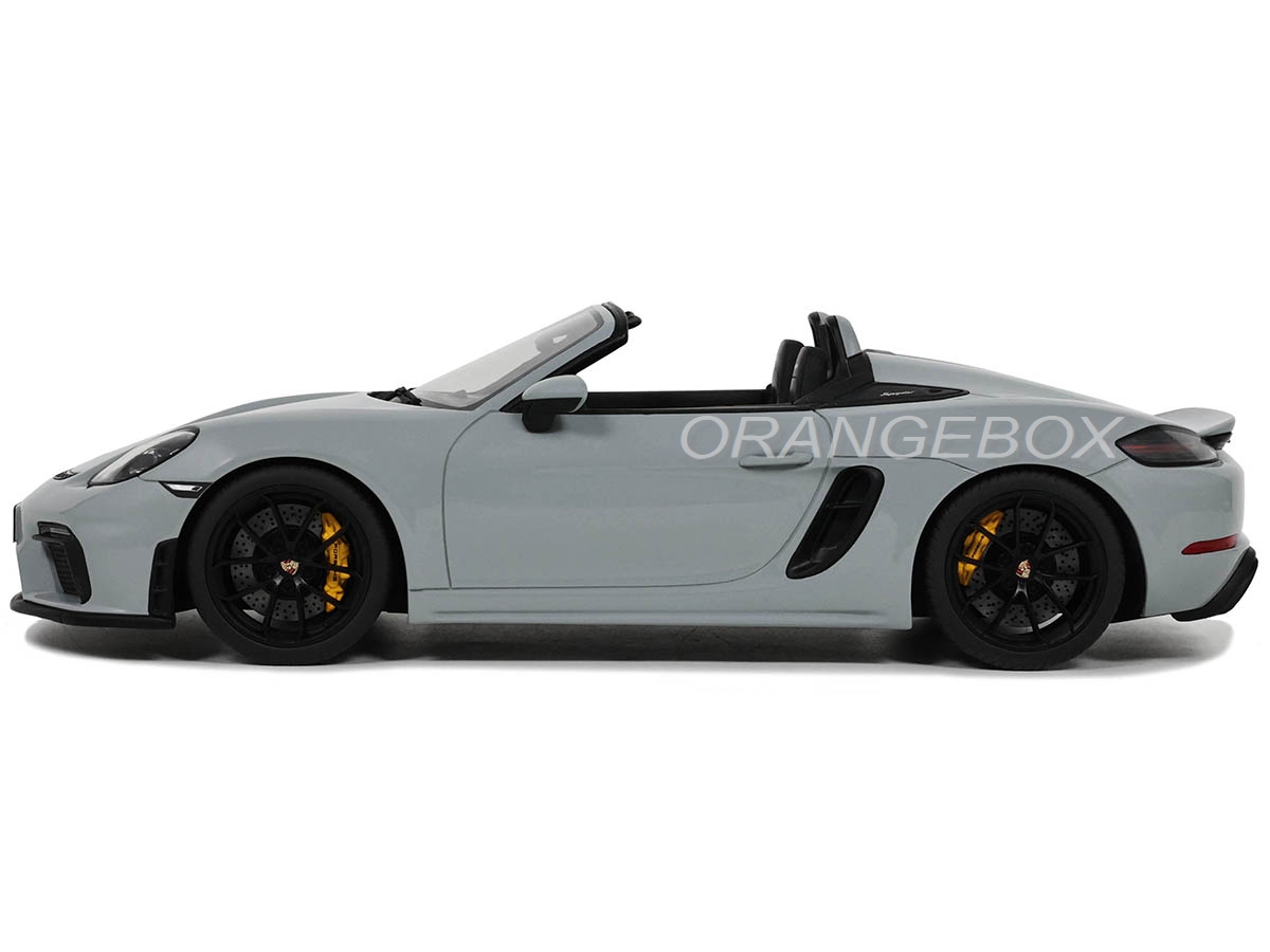 Porsche 718 Spyder 2019 1:18 GT Spirit Cinza - 19 anos! Loja on