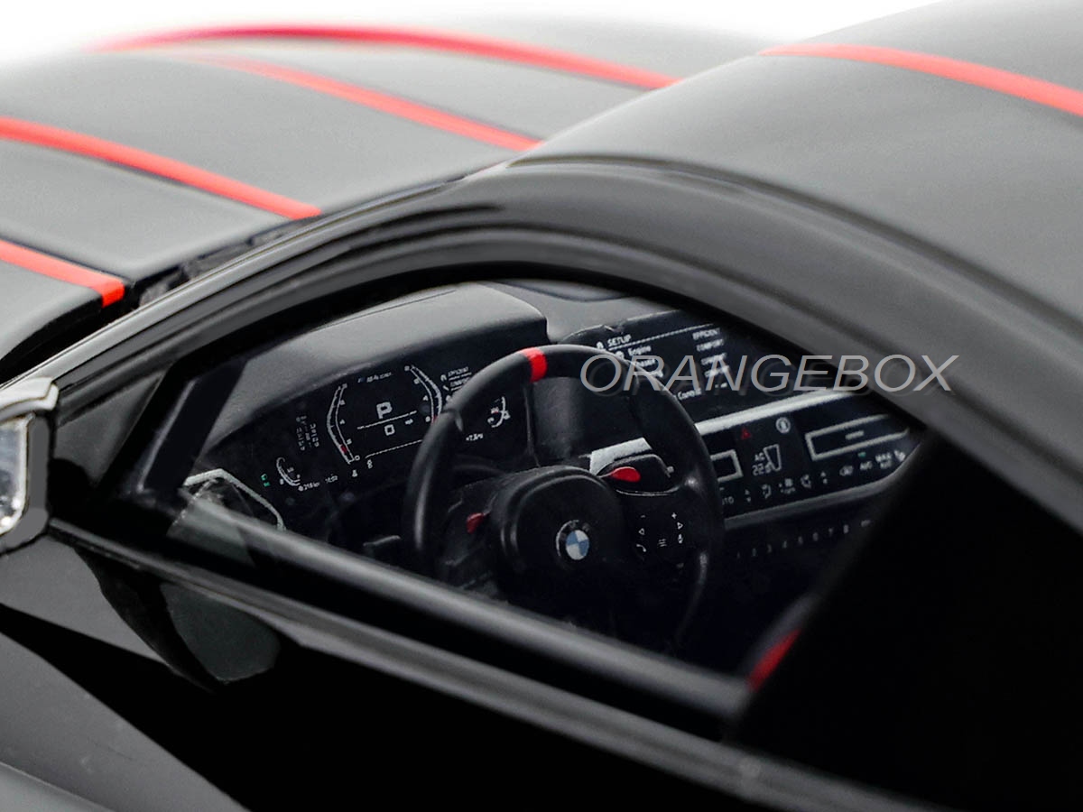 BMW M4 CSL 2022 1:18 GT Spirit Preto - 20 anos! Loja on-line de
