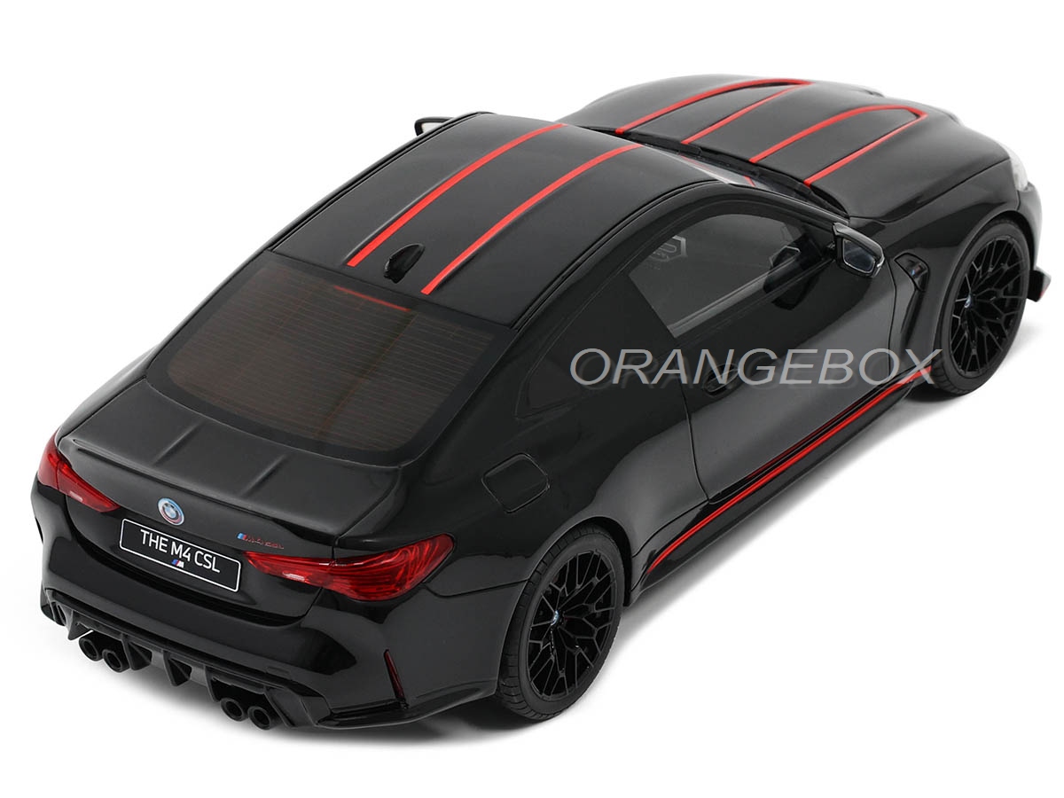 BMW M4 CSL 2022 1:18 GT Spirit Preto - 20 anos! Loja on-line de