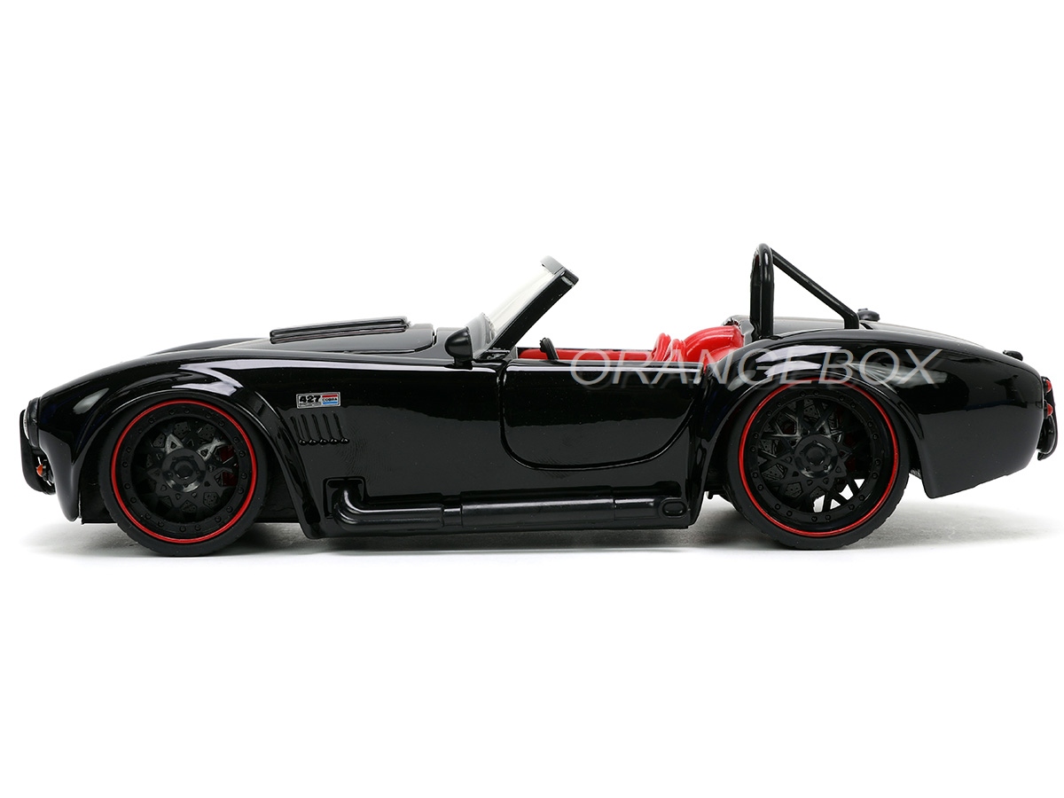 Shelby Cobra 427 S/C 1965 1:24 Jada Toys Preto - 20 anos! Loja on