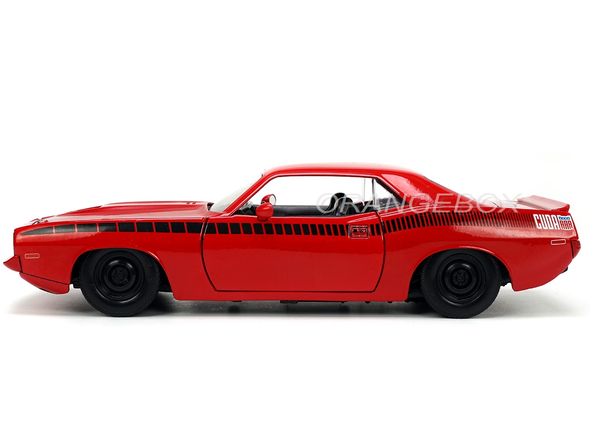 Plymouth Barracuda 1973 1:24 Jada Toys Vermelho - 20 anos! Loja on