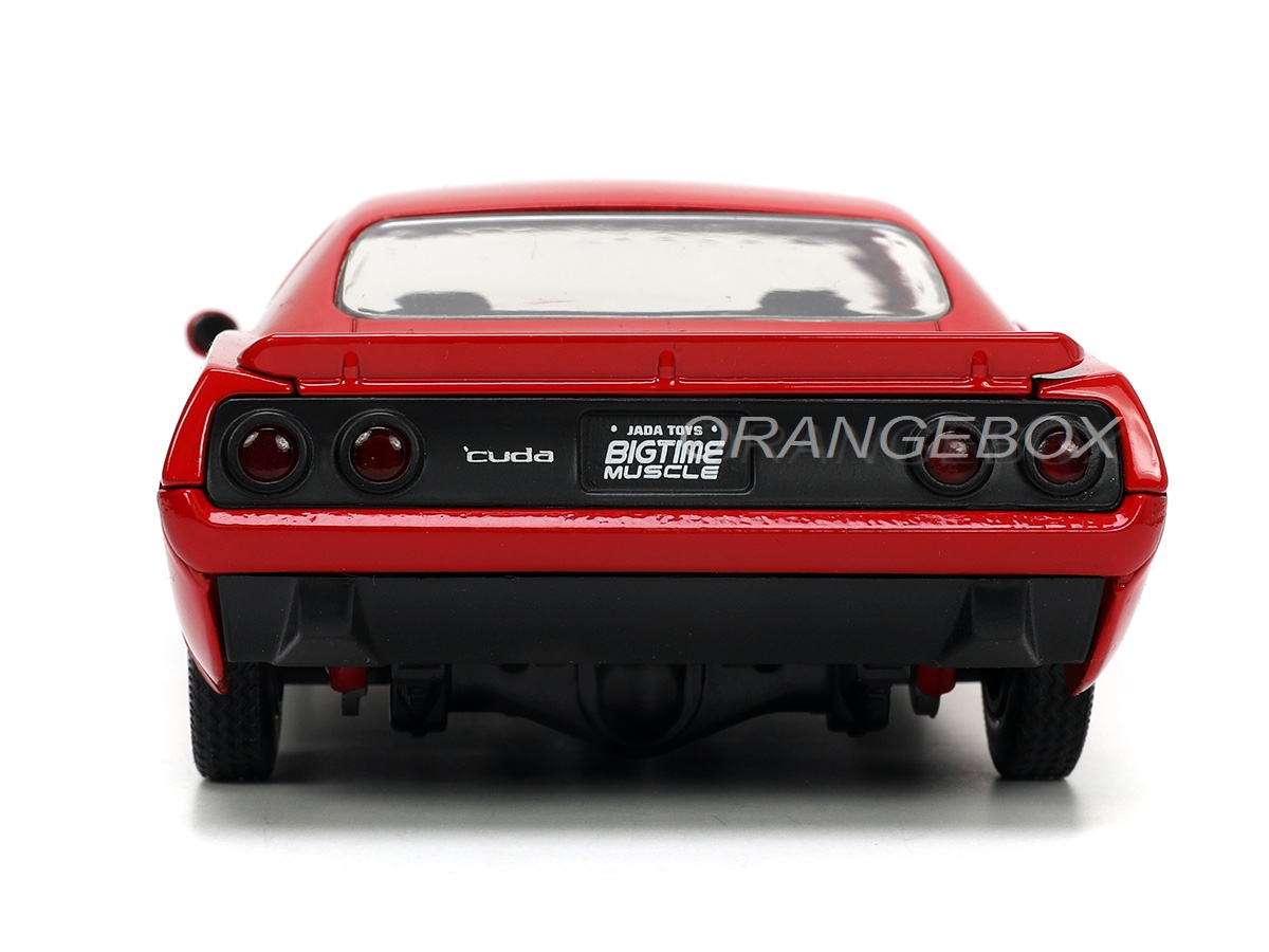 Plymouth Barracuda 1973 1:24 Jada Toys Vermelho - 19 anos! Loja on