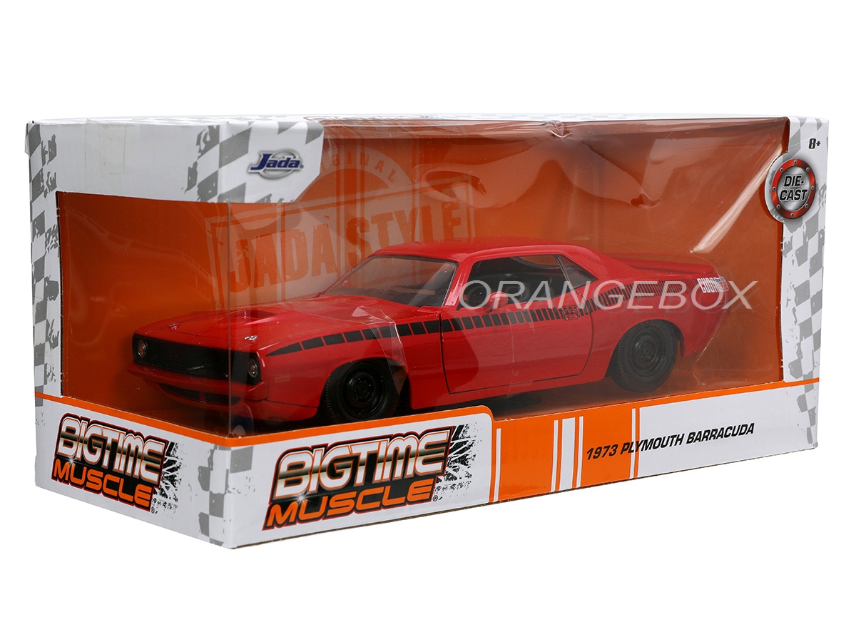 Plymouth Barracuda 1973 1:24 Jada Toys Vermelho - 20 anos! Loja on
