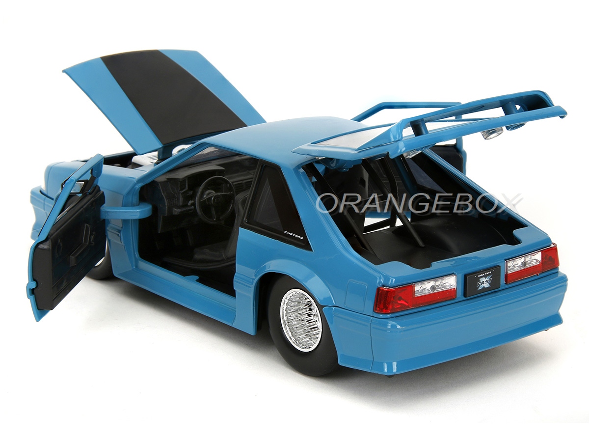 JADATOYS 1:24 ワイルドスピードダイキャストカー 1989 FORD
